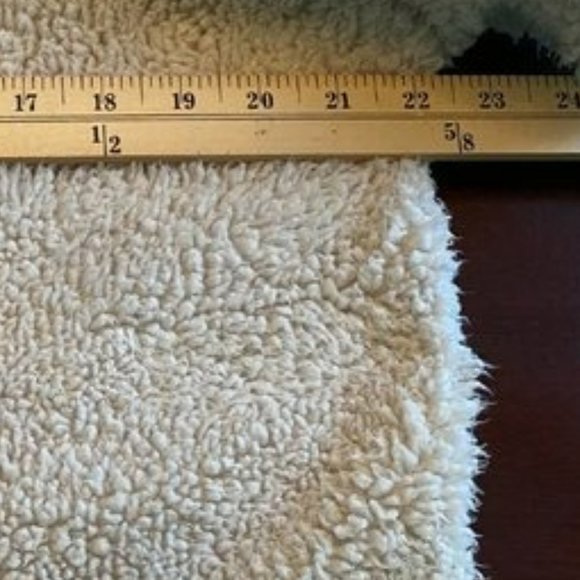 No Boundaries Womens White Sherpa Recycled Polyester Pullover Hoodie XXL Winter - Picture 7 of 11